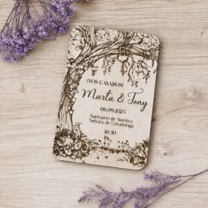 Invitaciones árbol de los deseos