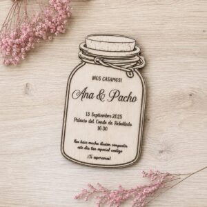 Invitaciones Tarro